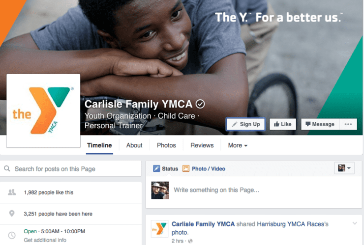 Carlisle Family YMCA Facebook