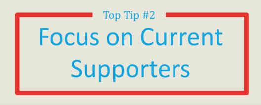 low cost fundraising - top tip #2