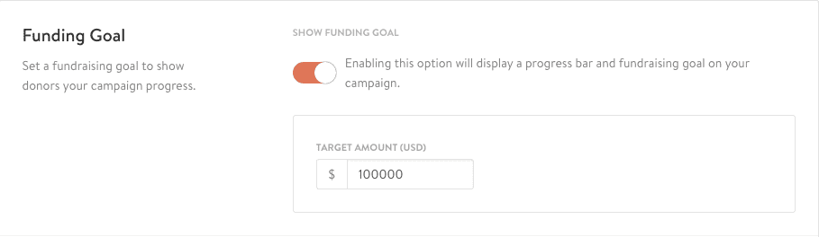 tcf fundraising goal causevox case study