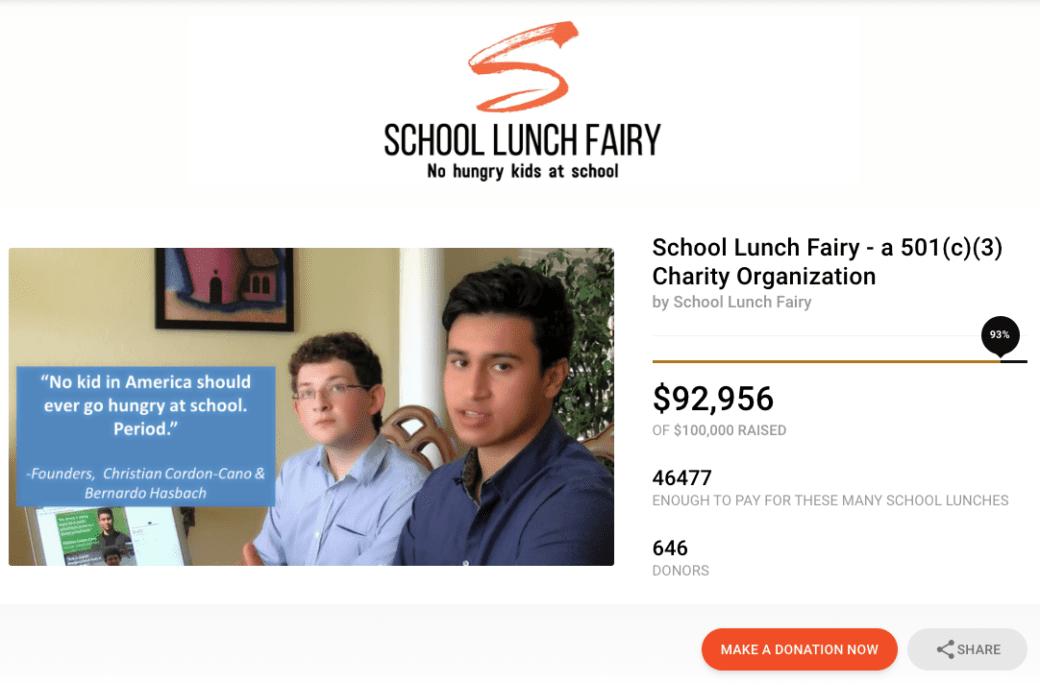 Crowdfunding-platform-for-nonprofits-school-lunch-fairy