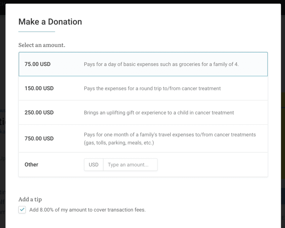 donation-page-peer-to-peer-fundraising-platform