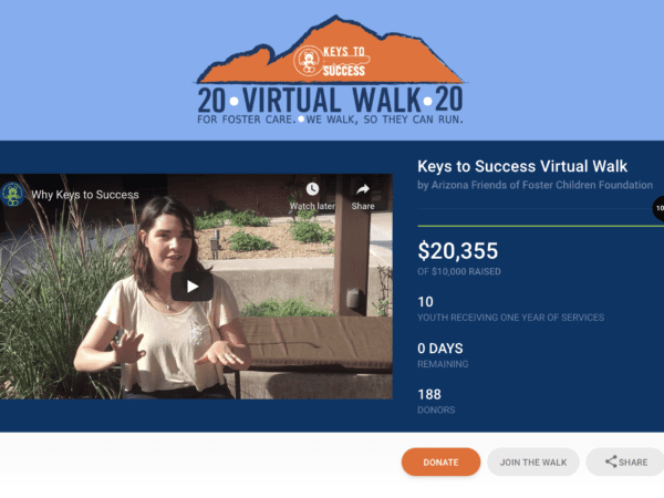 Customer Story: How AFFCF Raised 200% Of Their Virtual Walkathon Fundraising Goal