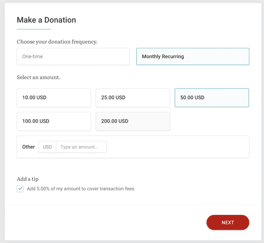 donation-page-best-practices-example
