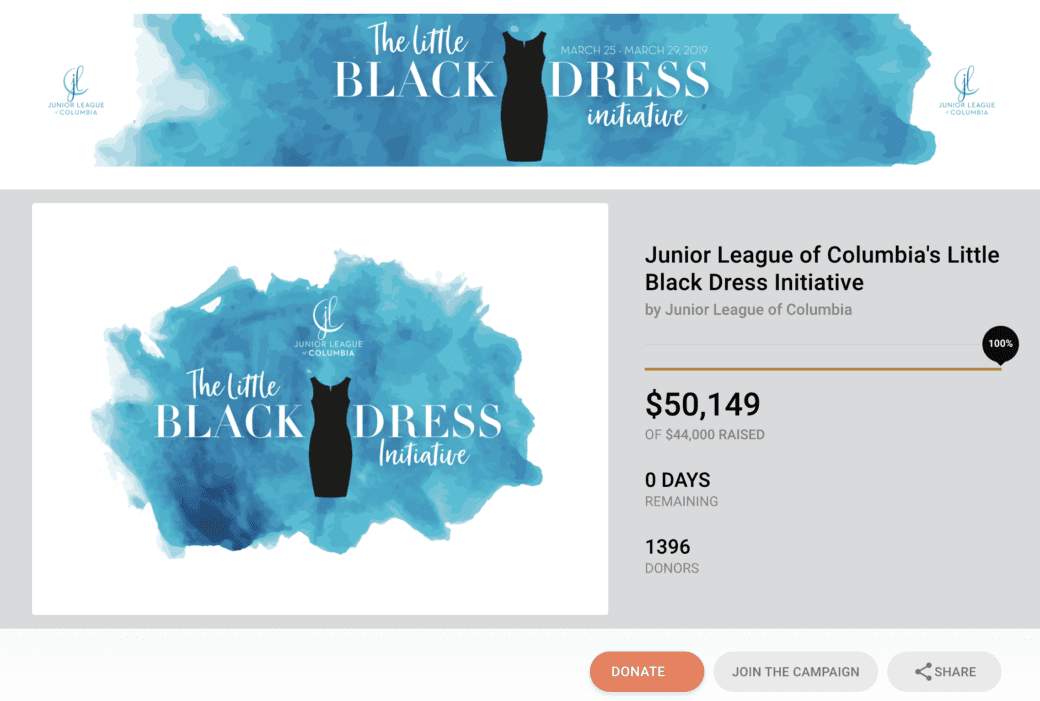 Junior-League-Little-Black-Dress-Initiative-fundraising-jl-columbia