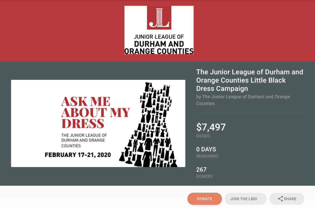 Junior-League-Little-Black-Dress-Initiative-fundraising