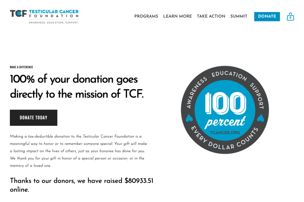 TCF-donation-page-raise-more-through-website
