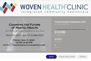 Customer Story: Woven Health Clinic’s Virtual Awards Ceremony Raises 2x Their Fundraising Goal