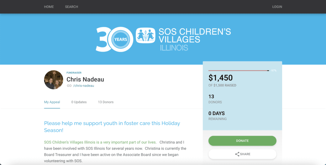 An-Example-of-a-Personal-Peer-To-Peer-Fundraising-Page-Using-CauseVox