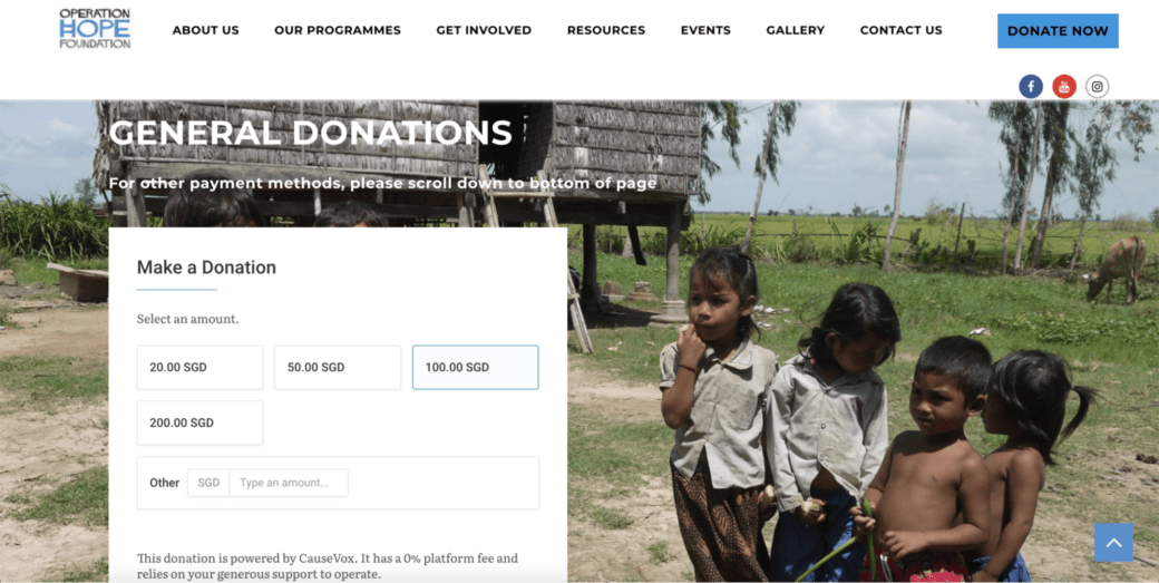 integrated-donation-page-fundraising-idea